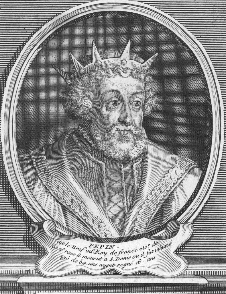 Detail of Portrait of Pepin III by Anonymous