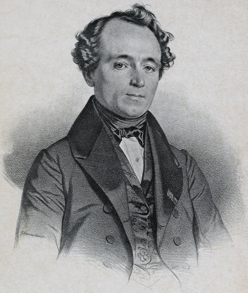 Detail of Portrait of Jean Baptiste Dumas by Anonymous