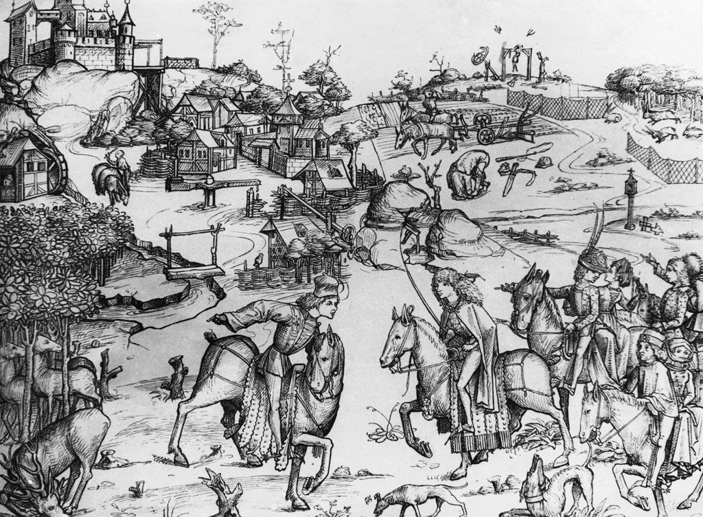 Detail of Age of Feudalism by Anonymous