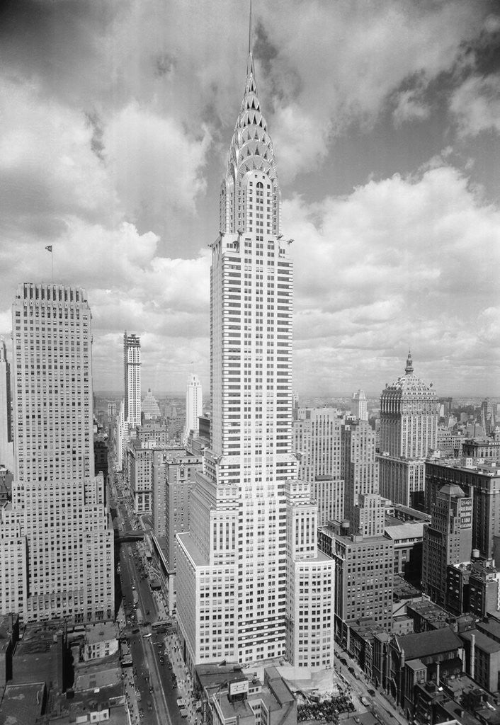Detail of Chrysler Building in New York City by Corbis