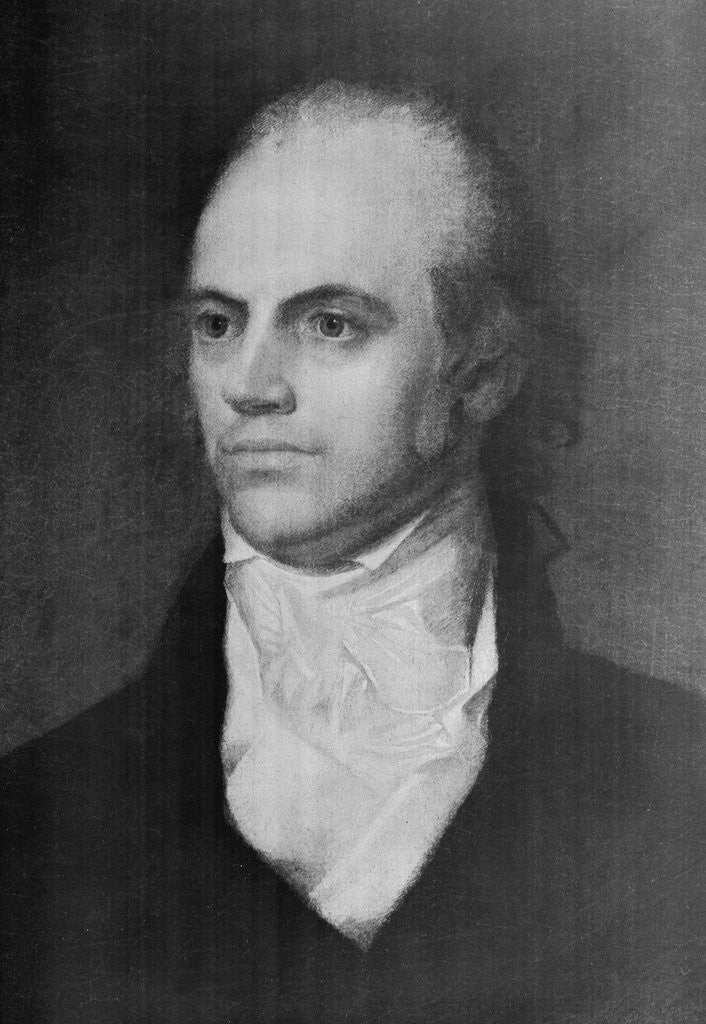Detail of Portrait of Aaron Burr by Anonymous