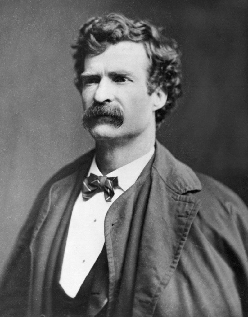 Detail of Author Mark Twain by Anonymous