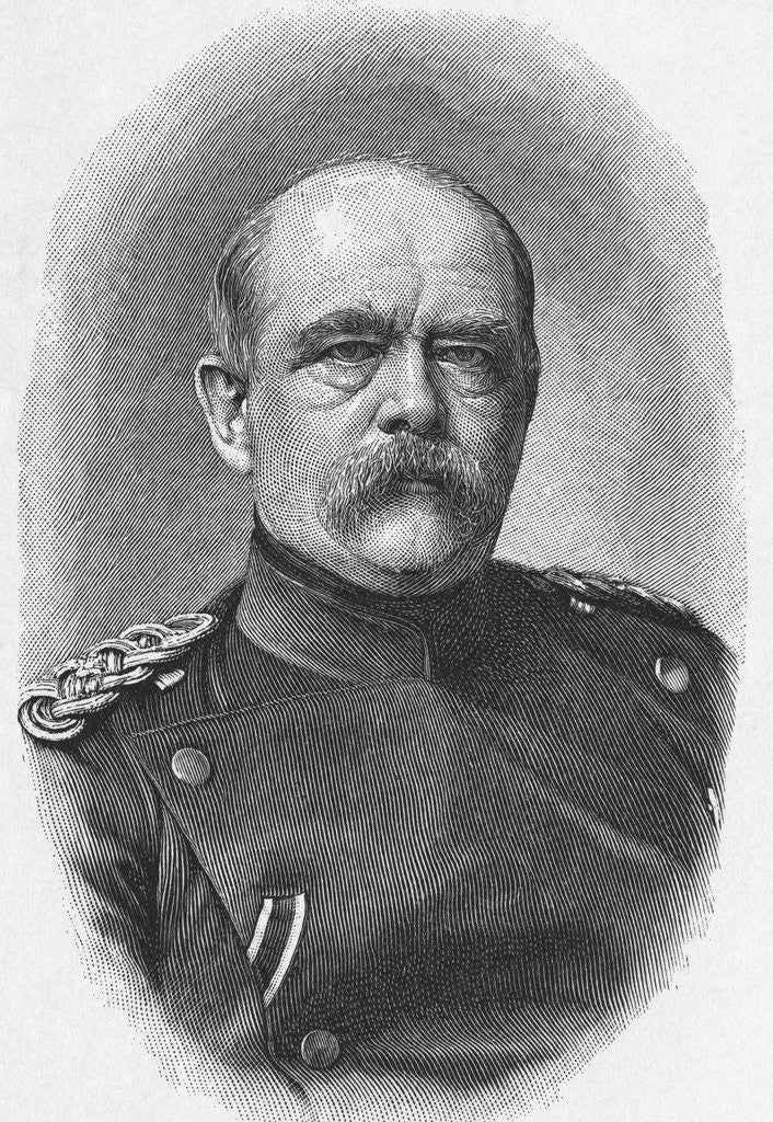Detail of Portrait of Otto von Bismarck by Corbis