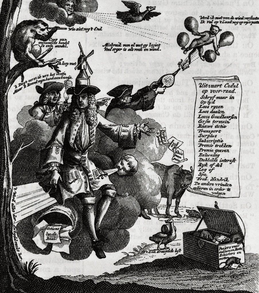 Detail of Dutch Satirical Cartoon by Anonymous