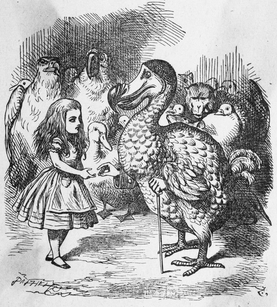 Detail of Lewis Carroll: Alice in Wonderland by Corbis