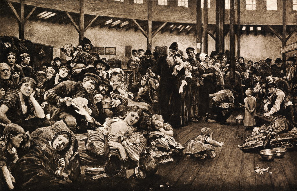 Detail of The Emigrants by Hubert von Herkomer