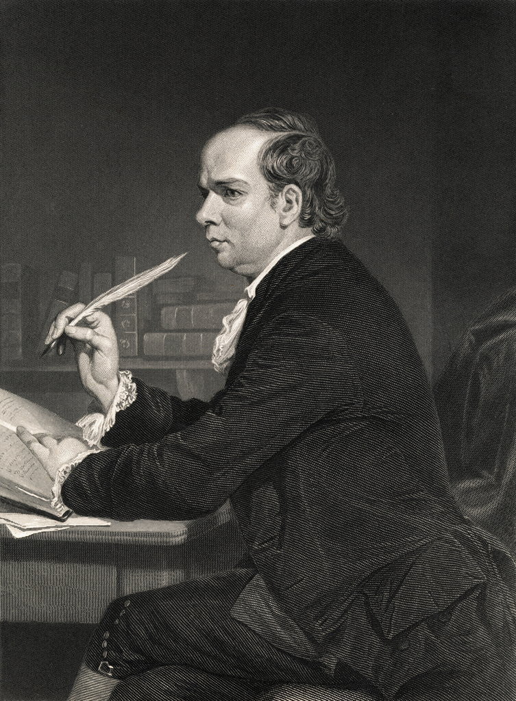Detail of Writer Oliver Goldsmith by Anonymous