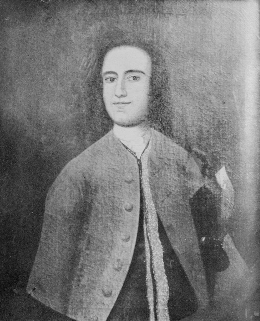 Detail of Portrait of Lawrence Washington by Anonymous