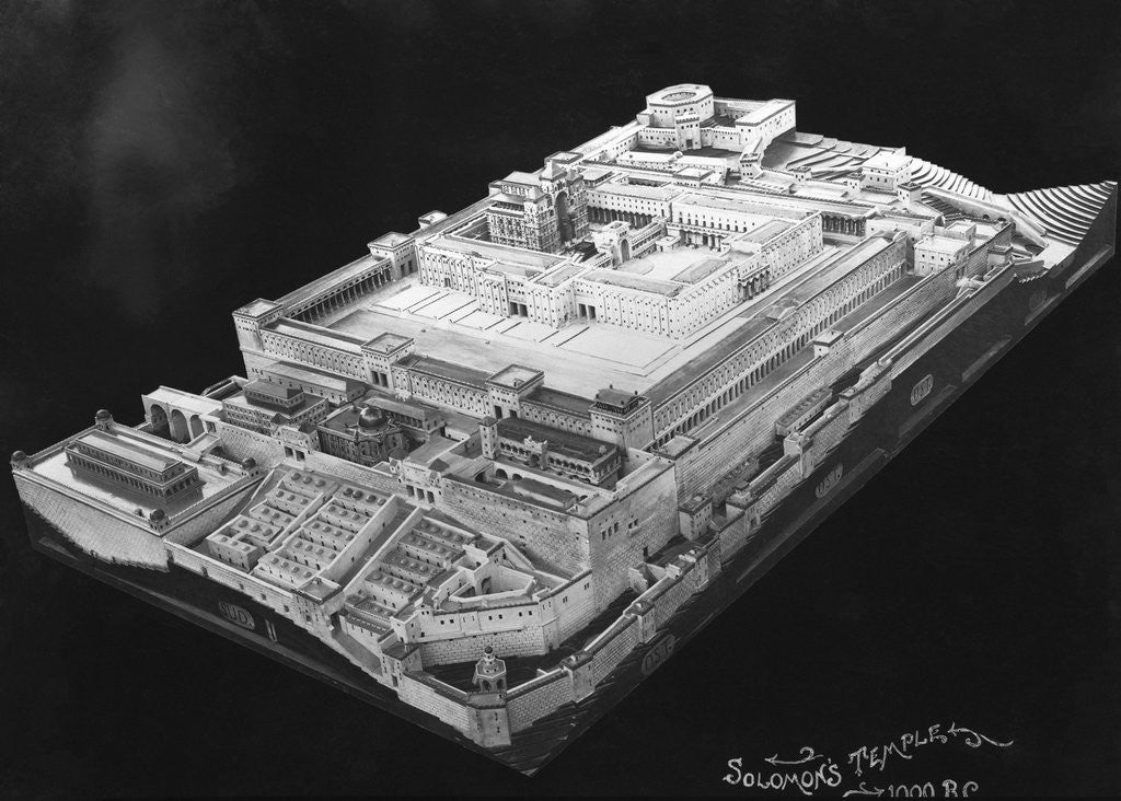 Detail of King Solomon's Temple by Anonymous