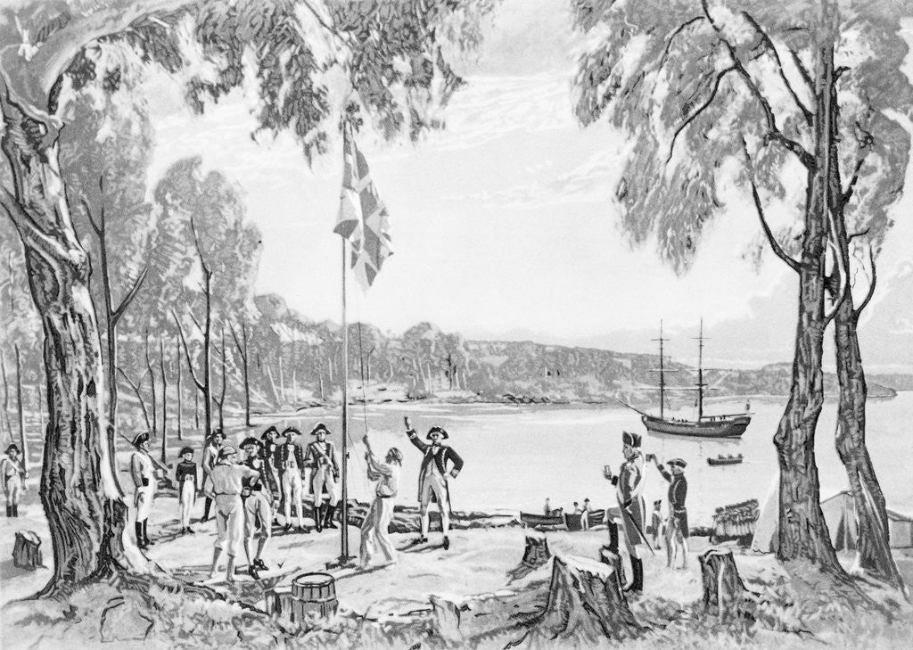 Detail of Founding of Australia by Anonymous