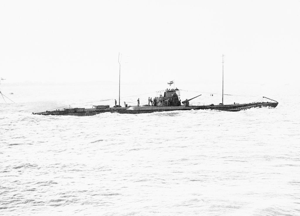Detail of German Submarine on Raid in Atlantic by Anonymous