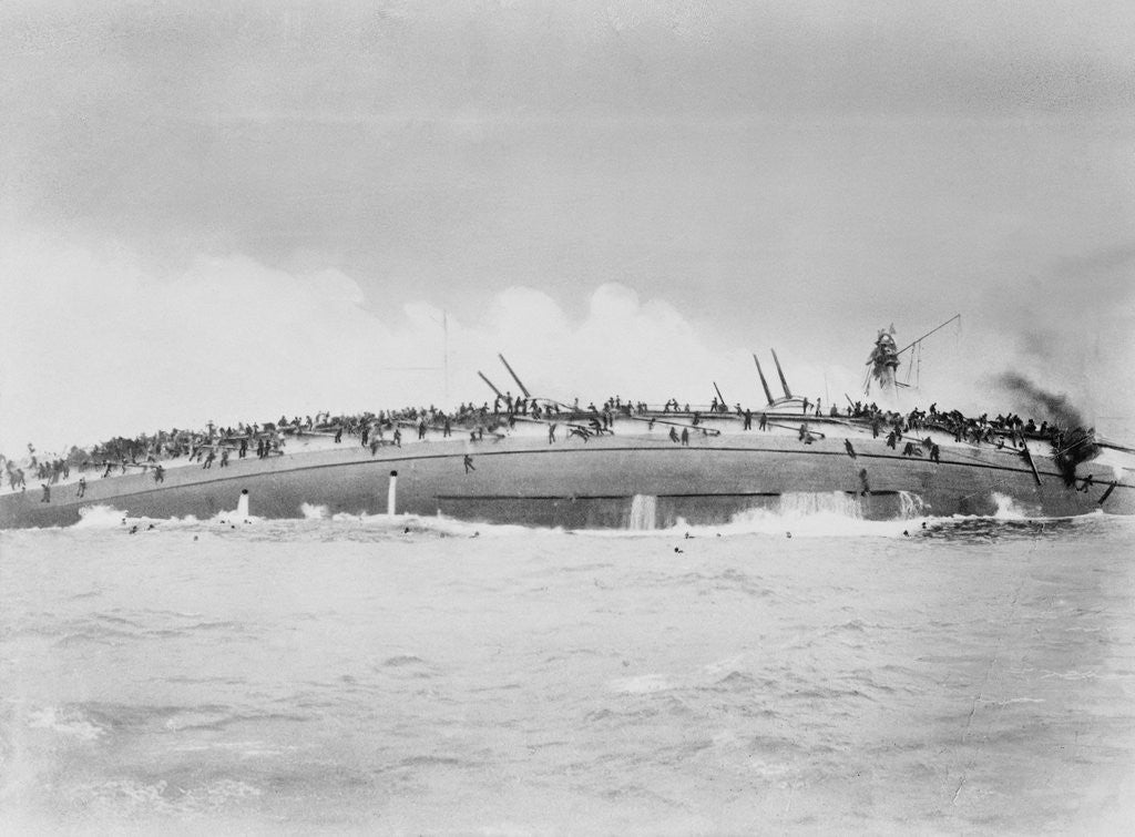Detail of People Abandoning Ship by Anonymous
