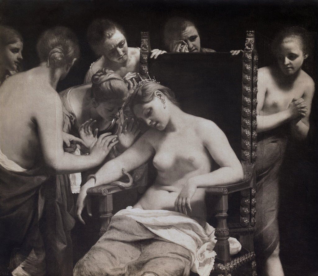 Detail of Death of Cleopatra by Cagnacci