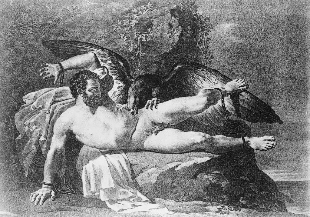 Detail of Vulture Attacking Prometheus by Anonymous