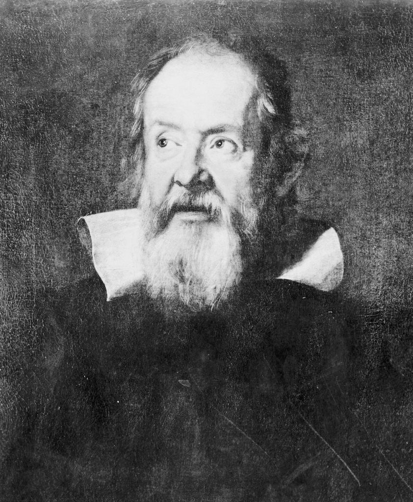 Detail of Painting of Galileo by Justus Suttermans