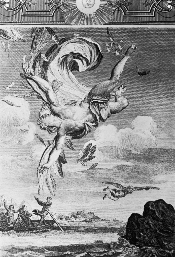 Detail of Prophetic Painting of Icarus by Corbis