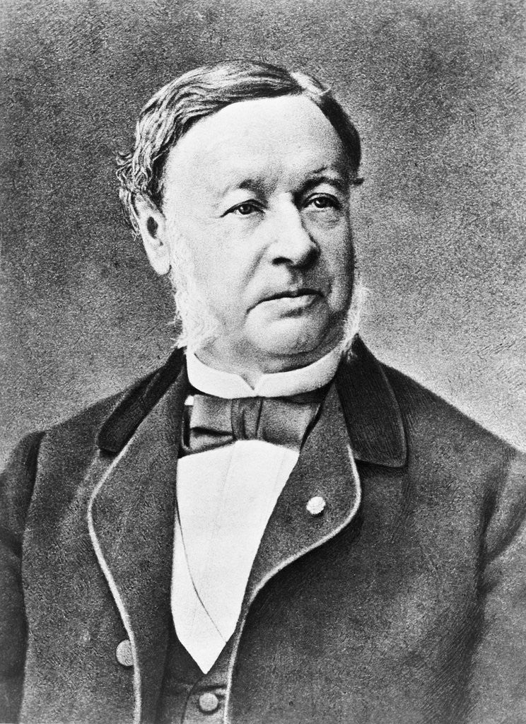 Detail of Portrait of Theodor Schwann by Anonymous