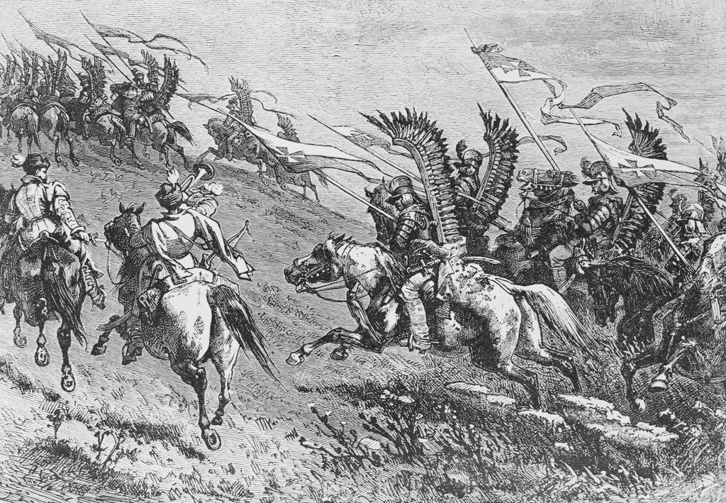 Detail of Joseph II and His Men on Horseback by Anonymous