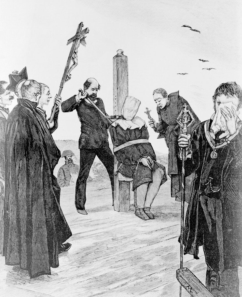 Detail of Illustration Depicting Execution of Moncasi by Anonymous