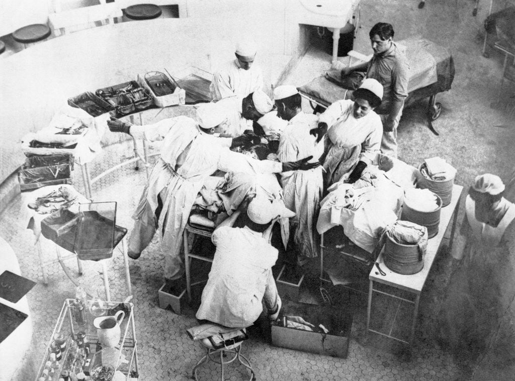 Detail of Operating Room Action at Johns Hopkins Hospital by Anonymous