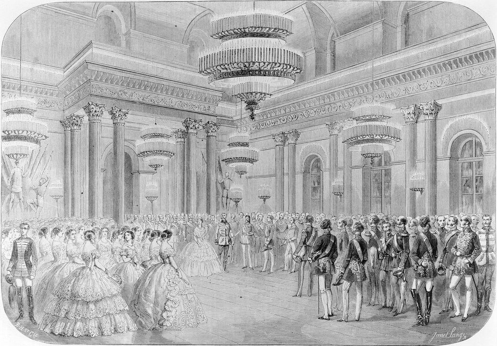 Detail of A Royal Court Ball by Anonymous