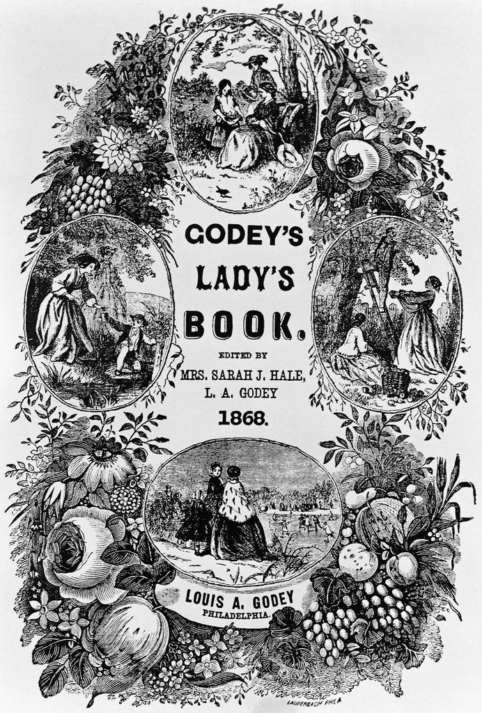 Detail of Title Page From Godey's Lady's Book by Anonymous