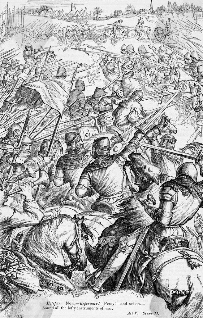 Detail of Battle of Agincourt by Corbis
