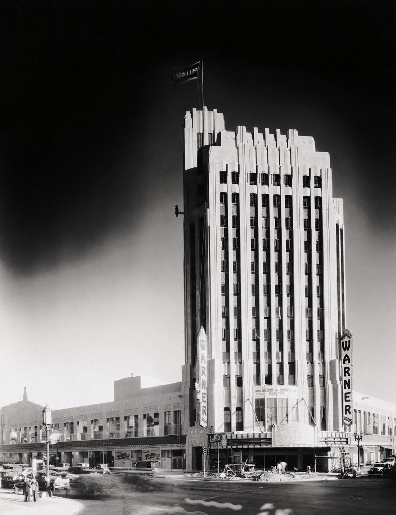Detail of Warner Brothers' Western Theater (Later the Wiltern) by Corbis
