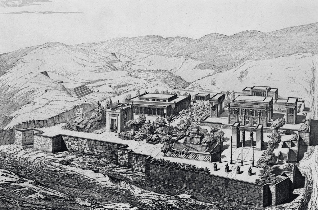 Detail of City of Persepolis by Anonymous