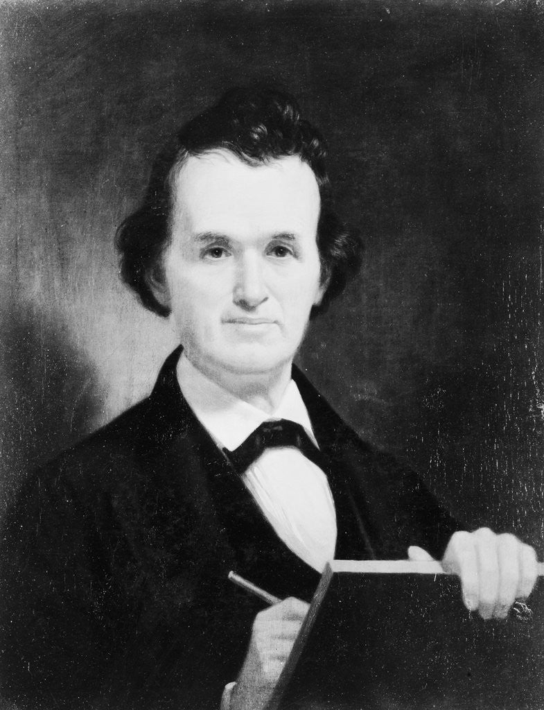 Detail of Portrait of George Caleb Bingham by Anonymous