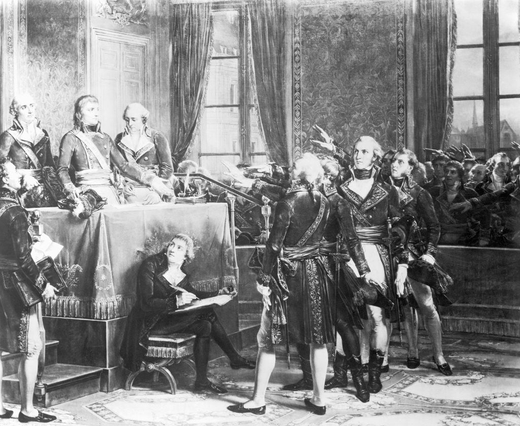Detail of Napoleon Attending Initiation by Anonymous