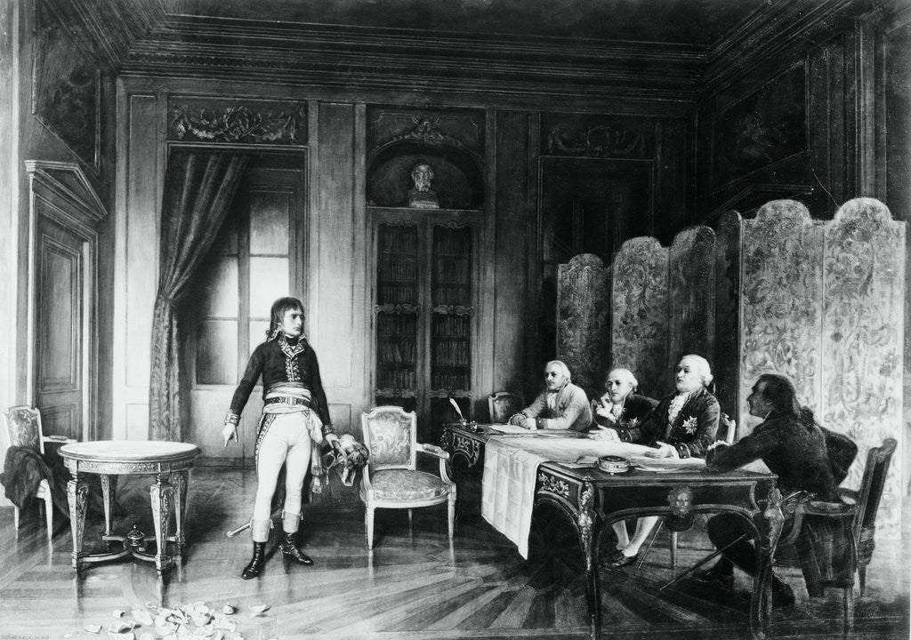 Detail of Napoleon Negotiating Peace of Campoformio by Anonymous