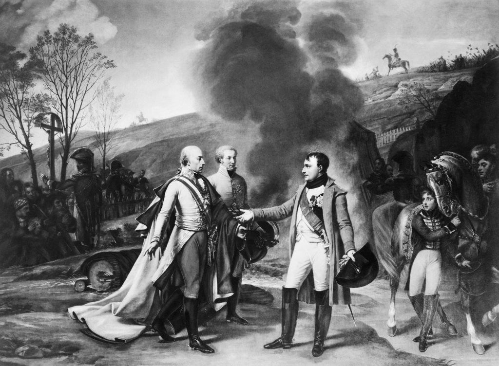 Detail of Napoleon Meeting Francis II by Anonymous