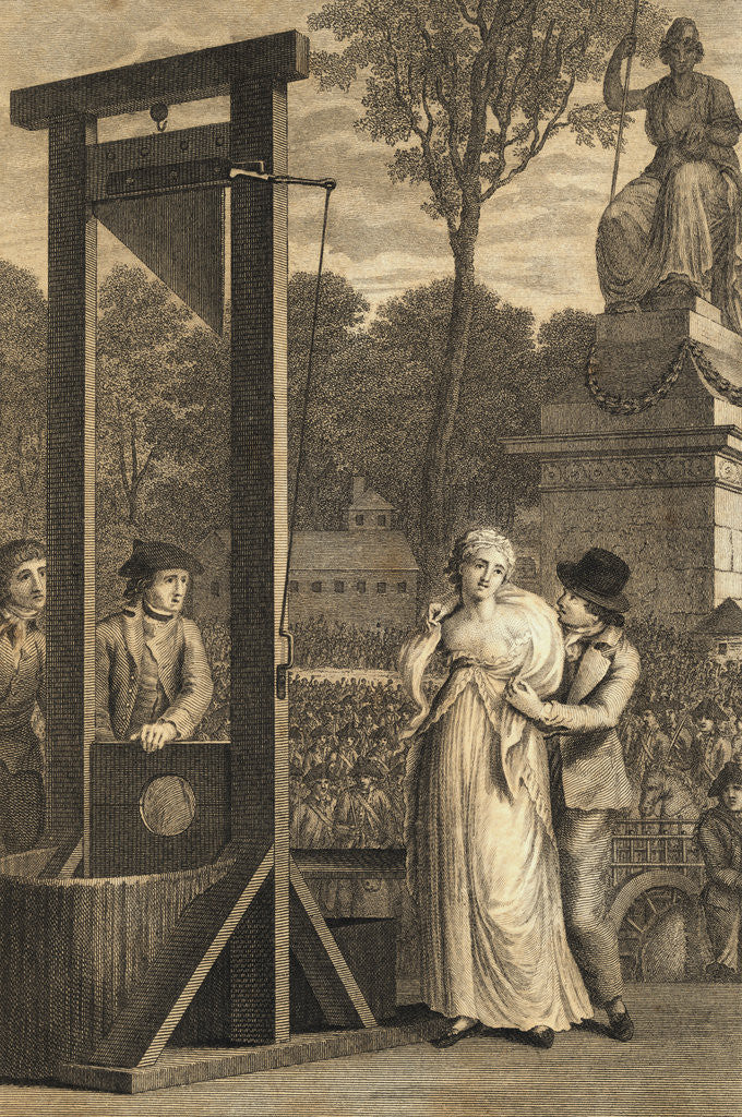 Detail of Charlotte Corday Being Led to Guillotine by Corbis