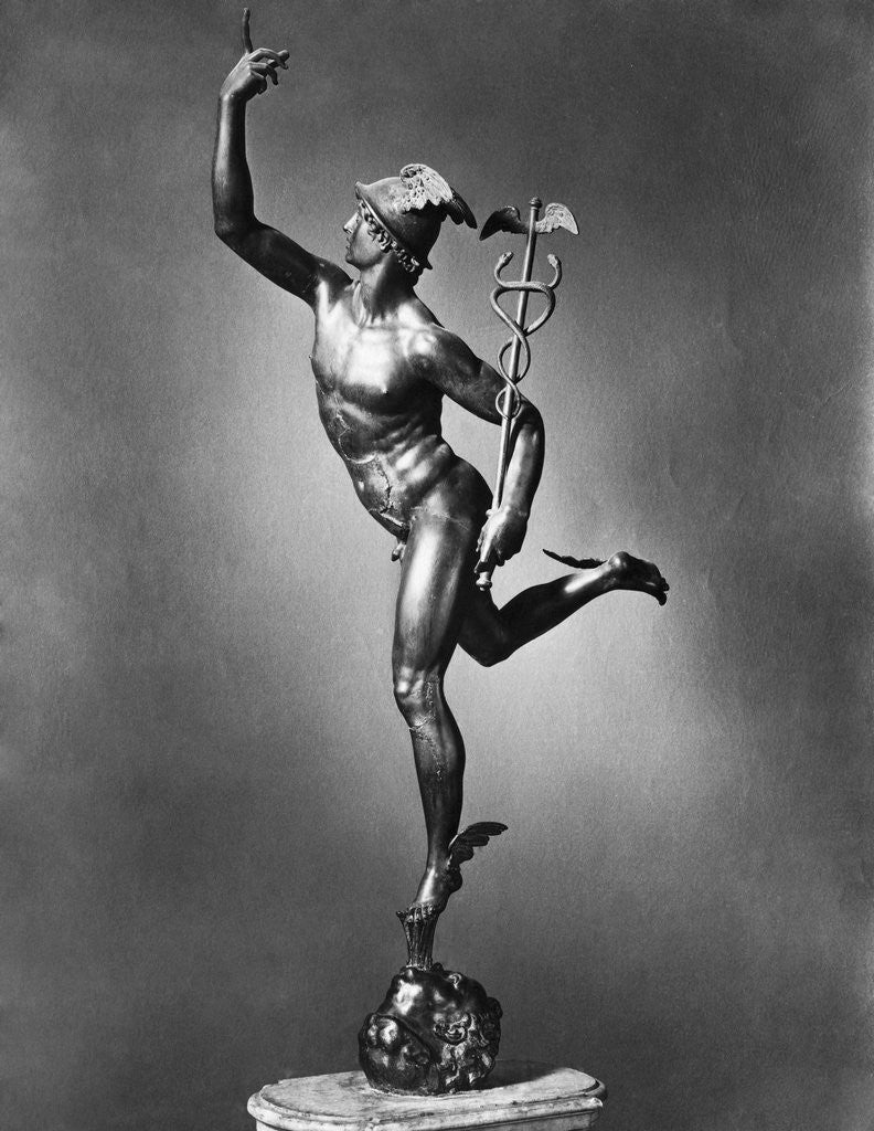 Detail of Bronze Statue of Mercury by Anonymous