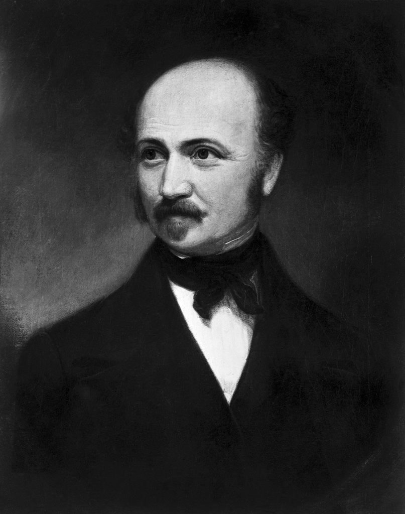 Detail of Portrait of John Augustus Sutter by Anonymous