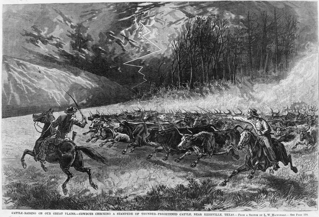 Detail of Cowboys by Anonymous