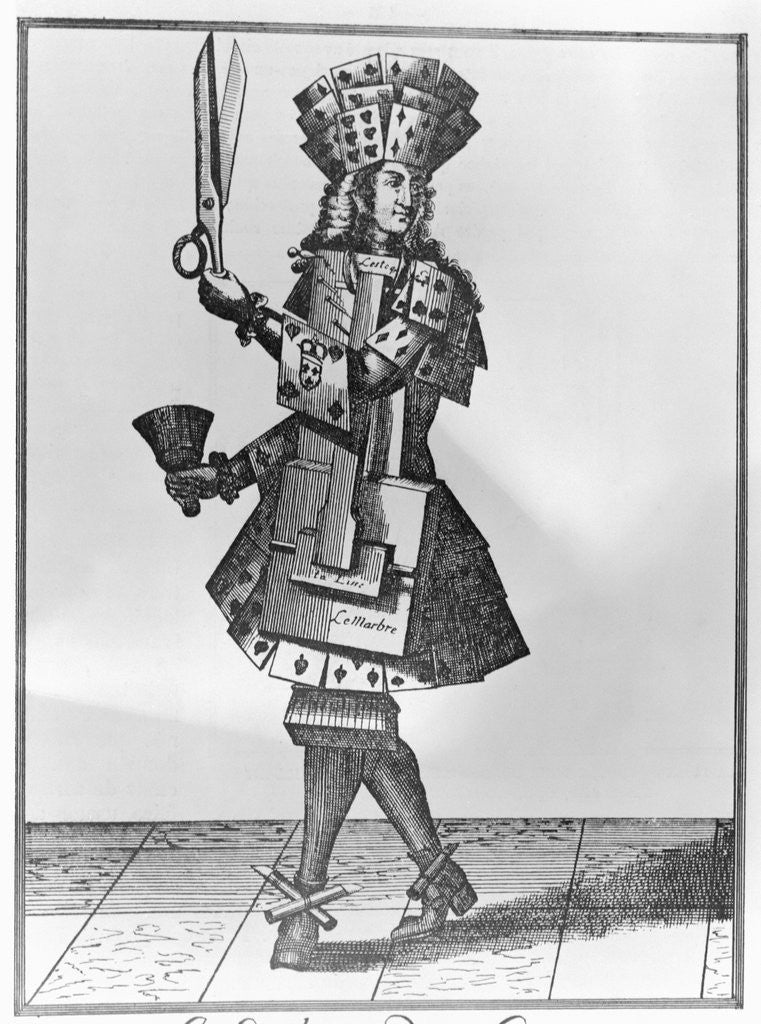 Detail of Illustration Symbolizing Card Maker by Anonymous