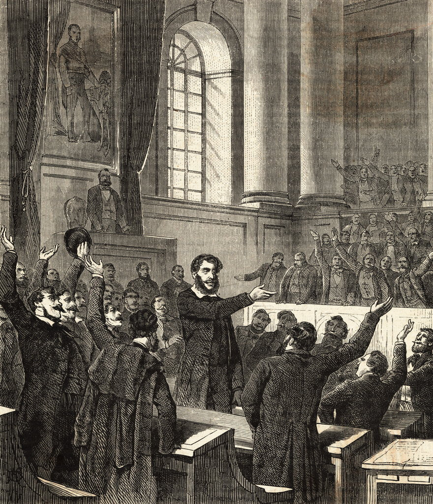 Detail of Lajas Kossuth Famous Speech by Anonymous