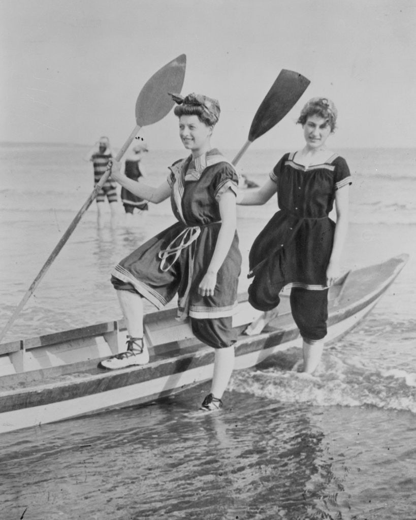 Detail of Women with Rowboat by Anonymous