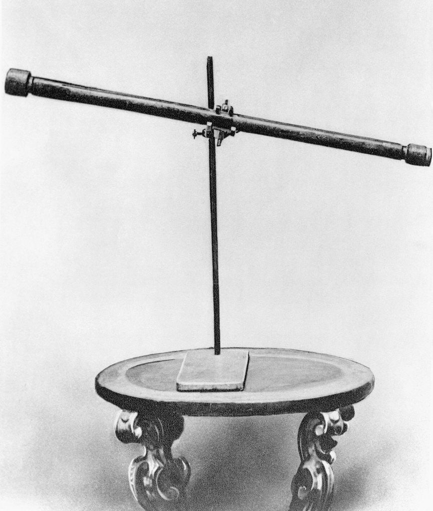 Detail of Galileo's Telescope Sitting on Table by Anonymous