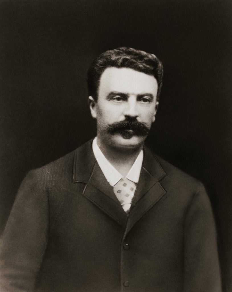 Detail of Author Guy de Maupassant by Anonymous