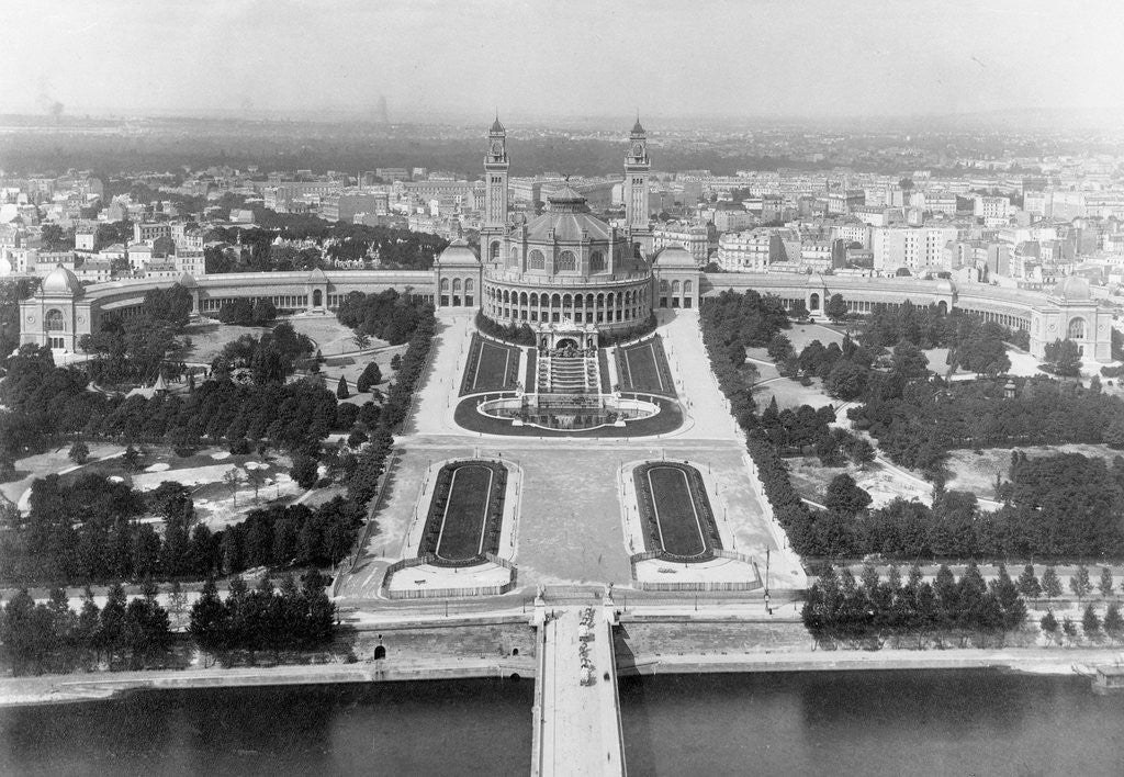 Detail of Early View from Eiffel Tower Towards Trocadero by Anonymous