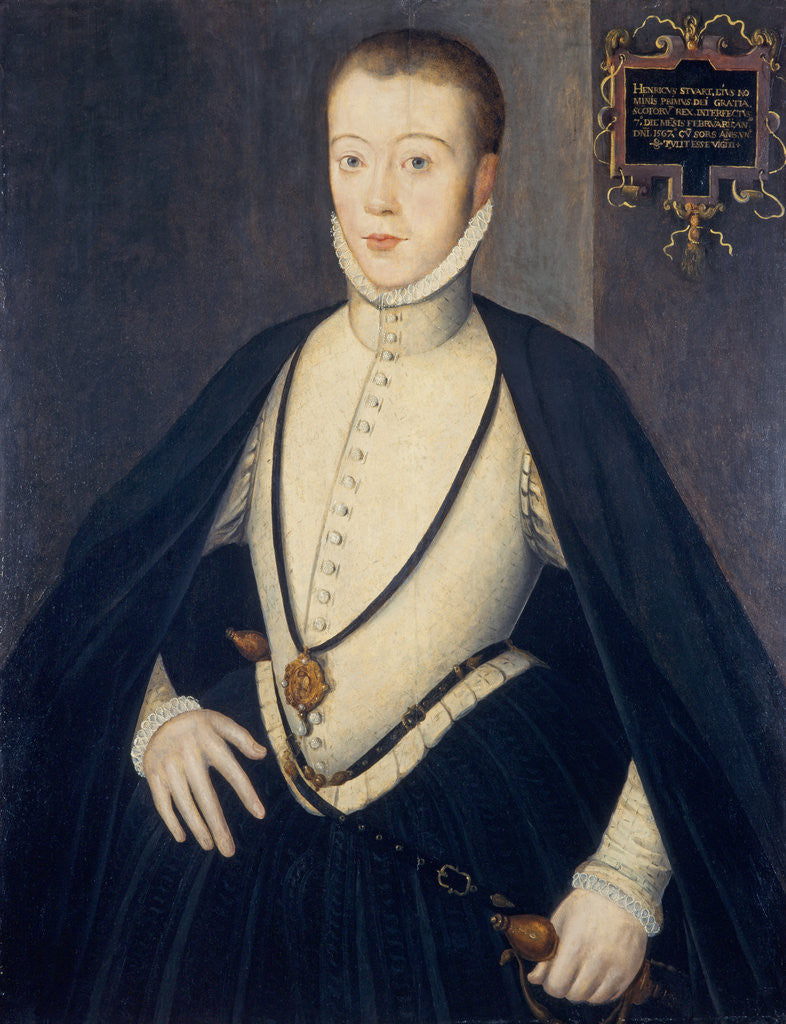 Detail of Henry Stuart, Lord Darnley, 1545 - 1567. Consort of Mary, Queen of Scots by unknown