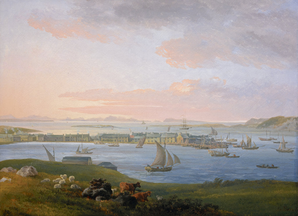 Detail of A View of Stornoway by James Barret