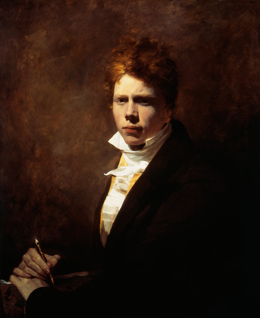 Detail of Sir David Wilkie, 1785 - 1841. Artist (Self-portrait) by Sir David Wilkie