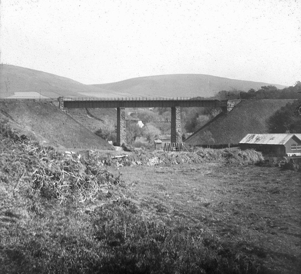 Detail of Northern Railway Bridge at Glen Wyllin, Isle of Man by George Bellett Cowen