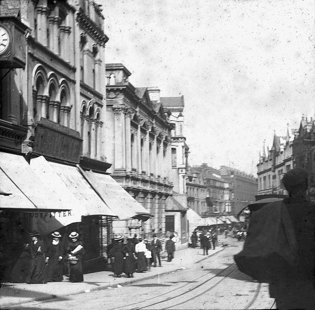 Detail of Victoria Street, Douglas, Isle of Man by George Bellett Cowen