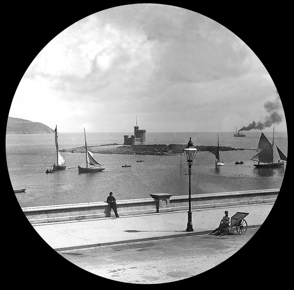 Detail of Tower of Refuge, Douglas Harbour, Isle of Man by George Bellett Cowen