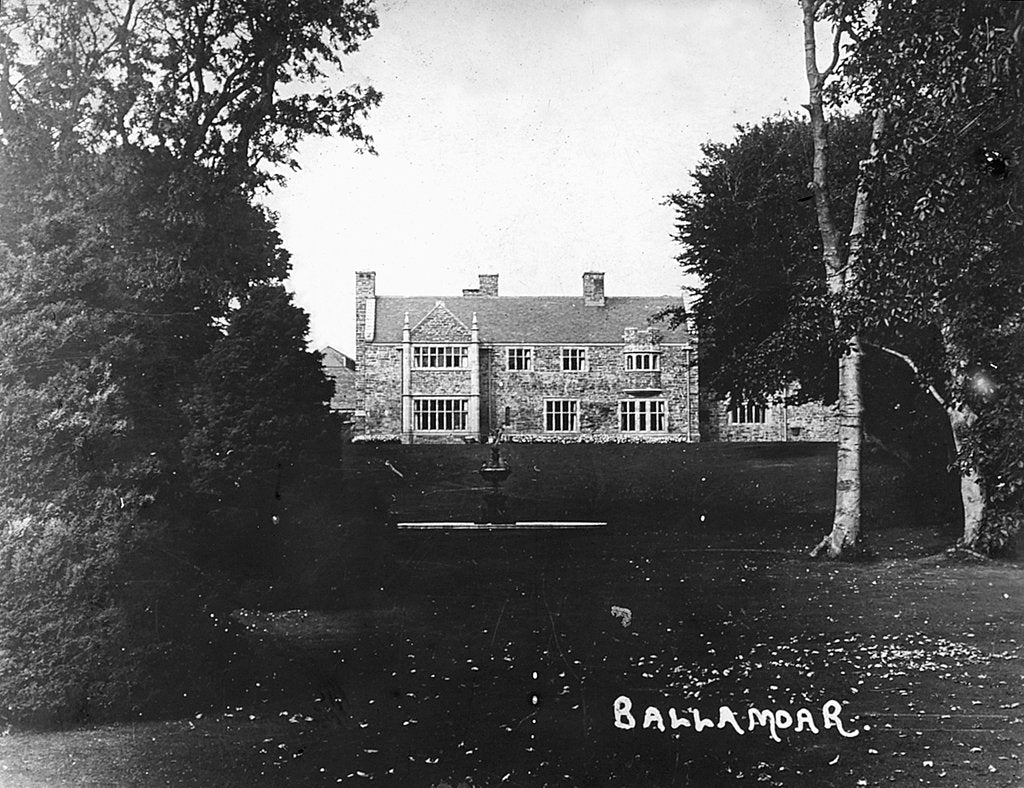 Detail of Ballamoar House, Jurby, Isle of Man by George Bellett Cowen